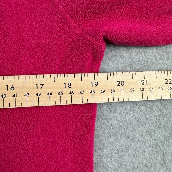 The North Face Women's Pink Quarter Zip Fleece Pullover Size Small Hike Active - Picture 6 of 11
